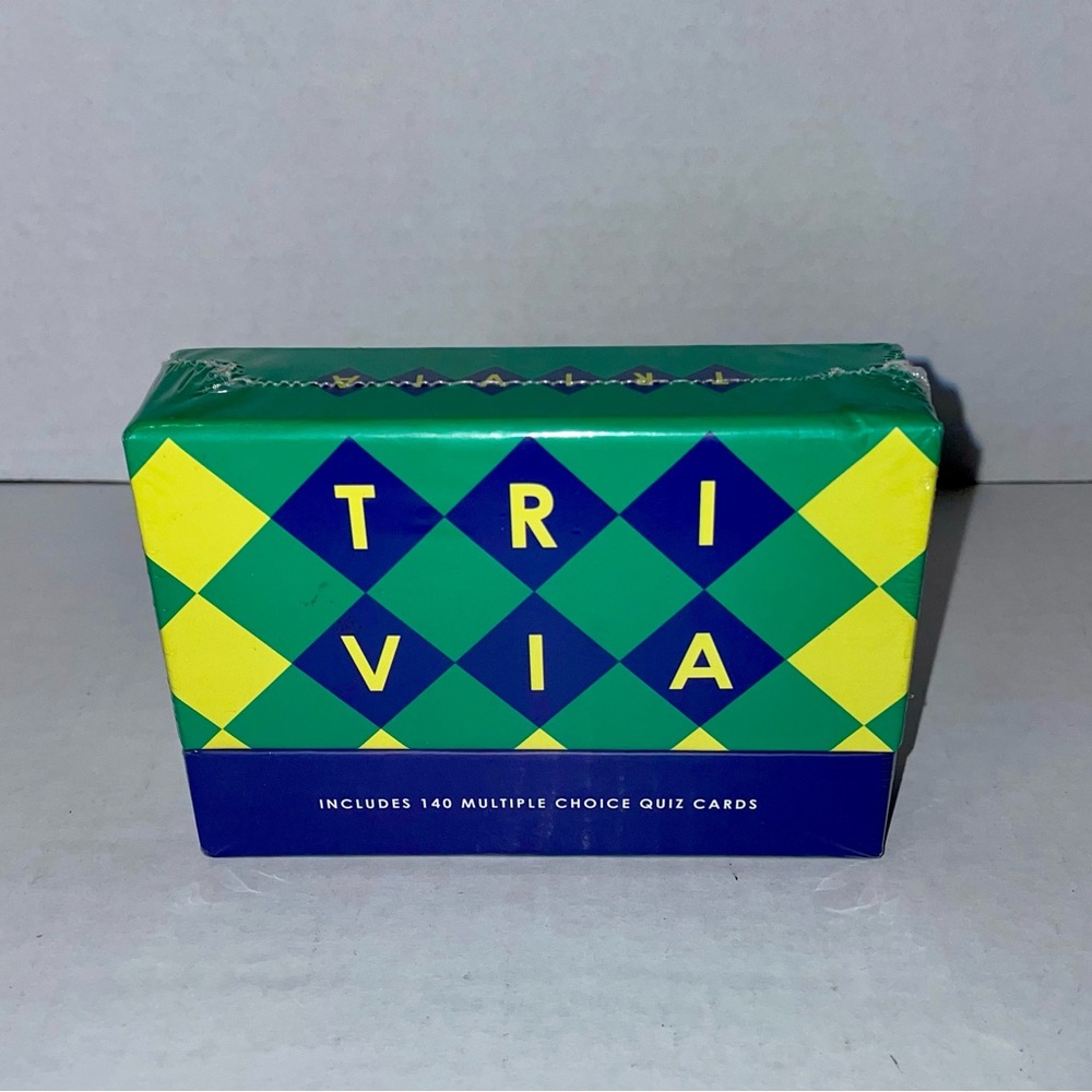 Trivia Game by Luckies of London NEW in Plastic 140 Multiple Choice Cards Travel